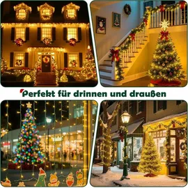 Montegoni LED-Lichterkette 20 m Weiß