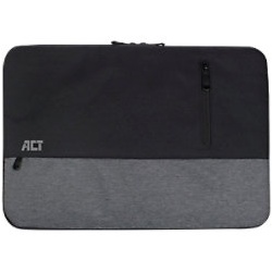 ACT Laptophülle 15,6 Zoll PES (Polyester) Schwarz 40 (B) x 2 (T) x 30 (H) cm