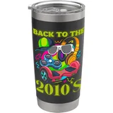 Zurück zu den 2010er Jahren, Vintage Twenty-Tens, Retro 2010 Doppelwandiger Edelstahl-Thermobecher
