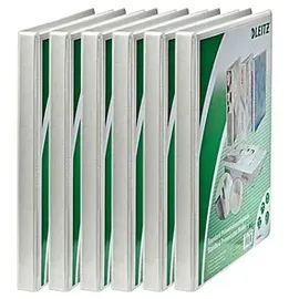 Leitz Präsentationsringbücher 4-Ringe weiß 2,9 cm DIN A4