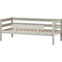 Hoppekids Einzelbett »ECO Comfort Kinderbett, Kiefer Massivholz, Jugendbett inkl. Rollrost«, 70x160 cm, wahlweise in verschieden Farben/ Matratze Absturzsicherung, grau