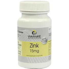 Warnke Vitalstoffe Zink 15 mg Tabletten 100 St.