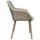 vidaXL Esszimmerstühle 4 Stk. Beige Stoff und Massivholz Eiche