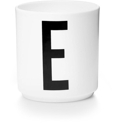 Design Letters - AJ Porzellan Becher E, weiß