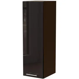 Feldmann-Wohnen Hängeschrank Essen 30 x 32,5 x 96 cm Schwarz