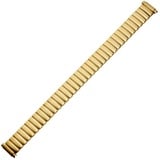 MARBURGER Uhrenarmband 12, 13, 14mm Edelstahl Gold Zugband goldfarben