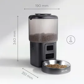 peluvio Crispy Futterautomat mit Timer, ohne App