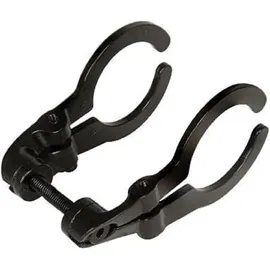 Herrmans Lampenhalter Dual schwarz, Lenkerklemmung 31,8mm (1 Stück)