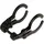 Herrmans Lampenhalter Dual schwarz, Lenkerklemmung 31,8mm (1 Stück)