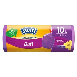 Swirl Müllbeutel 10 L Reißfest - Dicht 14 Stück