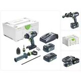 Festool Quadrive TDC 18/4 5.0/4.0 I-Plus