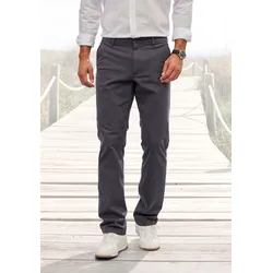 H.I.S Chinohose »regular-fit«, lange Hose, aus elastischer Baumwoll-Qualität, Gr. 38 - Länge 34, anthrazit, , 73050153-38 Länge 34