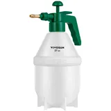 VIVOSUN 0,8L Handsprüher mit Verstellbarer Messingdüse für Garten- und Rasenpflege, Pumpsprüher Gartenspritze für Pflanzenbesprühen, Autopflege und andere Reinigungsmittel, Grün