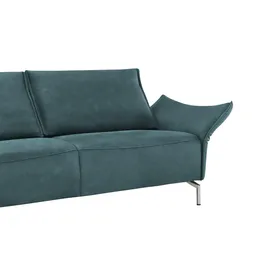 KOINOR Einzelcouch Leder 1-Sitzer Türkis/Petrol