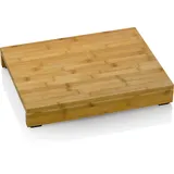 Kela Schneidebrett Kenina, Bambus, hellbraun, mit 3 integrierten Edelstahlbehälter in 2 Größen, 12553