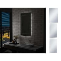 VidaXL Badezimmer-Wandspiegel mit LEDs 60x100 cm