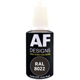 Alex Flittner Designs Lackstift RAL 8022 Schwarzbraun glänzend 20ml Reparaturstift Acryl Retuschierlack Reparaturlack Holz Metall Möbel Bad