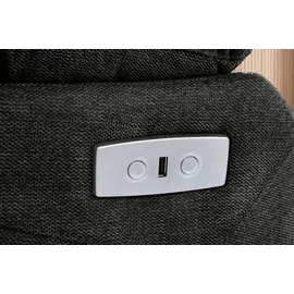 OTTO home Relaxsessel Lannilis Webstoff 97 x 100 x 92 cm Grau elektrisch