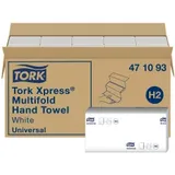 Tork Xpress® Papierhandtücher H2 Universal, 1-lagig 471093 , 1 Paket = 20 Bündel x 250 = 5.000 Tücher