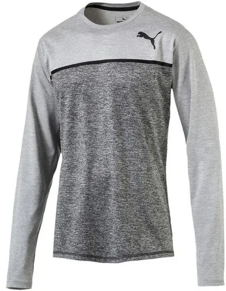 PUMA Herren Shirt Bonded Tech LS Tee, Grau, XL