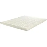 letti moderni Topper Lux Latex 200 x 200 cm Weiß