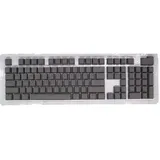 KOCAN 104 Tasten Zweifarbiges Spritzguss-PBT-Tastenkappen-Set OEM-Profil für mechanische Tastatur grau (nur Tastenkappen),Mechanische Tastatur Tastaturkappe