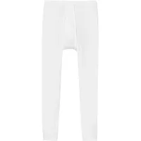 SCHIESSER Herren 3/4 lang, Doppelripp in Weiß | Gr.: 5