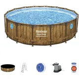 BESTWAY Power Steel Swim Vista Series Frame Pool rund