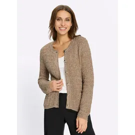 Lady Strickjacke in Braun 52