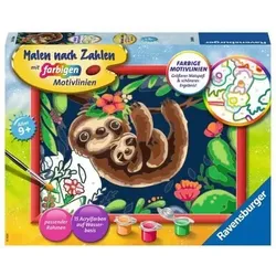 RAVENSBURGER 28698 Malen nach Zahlen - Niedliche Faultiere