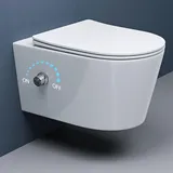 doporro Aachen601 mit WC-Sitz Weiß
