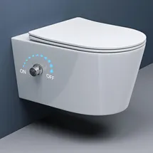 doporro Aachen601 mit WC-Sitz Weiß