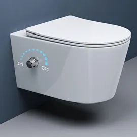 doporro Aachen601 mit WC-Sitz Weiß
