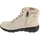 SKECHERS Glacial Ultra Mountain Muse Damen-Stiefelette, Natürliches schwarzes Synthetikmaterial, 36 EU