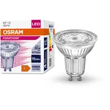 Osram LED-Reflektorlampen mit GU10 Sockel | energiesparend, langer Lebensdauer 15.000 H, Abstrahlwinkel 36°, kalt weiß | PAR16 80 60 ° 6.9 W/4000 K GU10