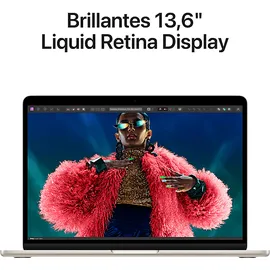 Apple MacBook Air M2 2024 13,6" 16 GB RAM 256 GB SSD 8-Core GPU Polarstern