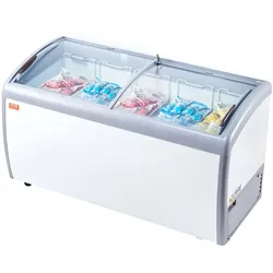 VEVOR 460L Kommerzielle Eisvitrine Gelato-Tauch-Gefrierschrank