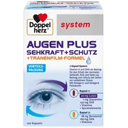 Doppelherz system Augen Plus Sehkraft + Schutz + Tränenfilm-Formel 120 St