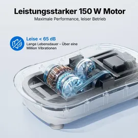 Merach Vibrationsplatte Weiß