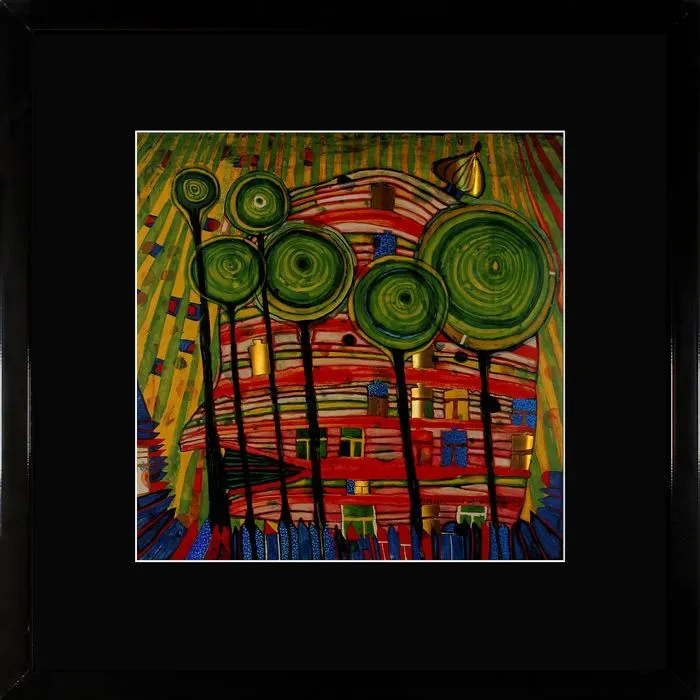 Intertrading Wandbild 65 x cm In beloved gardens Holz Bunt