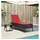 vidaXL Sonnenliege 55 x 0 x 97 cm Braun