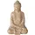 Boltze home Buddha, Braun, Kunststoff, 23.3x48.9x30.7 cm, Dekoration, Skulpturen & Dekoobjekte, Buddha Figuren