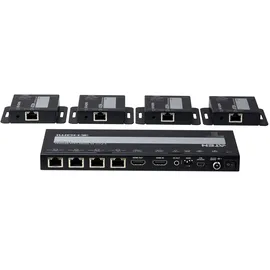 ATEN VS1824KIT 4-Port 4K HDMI Cat6 Splitter mit 4 Empfänger