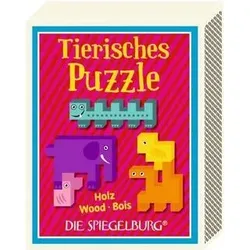 DIE SPIEGELBURG 14211 Spiel&Spaß in der Schachtel Tierisches Puzzle Bunte Geschenke