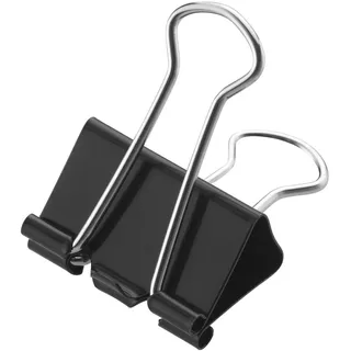 Westcott 12 WESTCOTT Foldbackklammern schwarz 2,5 cm