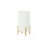 levelone Tischleuchte  1-flammig  Bambus/ Papier   , holzfarben , Maße (cm): H: 32  Ø: 18.5