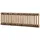 KAWOLA Garderobe JACINTA Mangoholz Metall 100 x 33 x 10 cm Braun