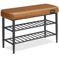 VASAGLE Schuhbank 30 cm x 80 cm x 50