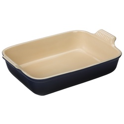 Le Creuset Auflaufform Tradition 32 cm Schwarz Glänzend