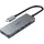 Aukey CB-C63 Hub 3-in-1, USB-A und USB-C SD- & microSD-Karten, Grau Silber